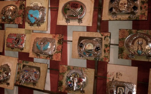 Wall of Belt Buckles At Sweet Letter Press Wall Of Belt Buckles at Sweet Letter Press