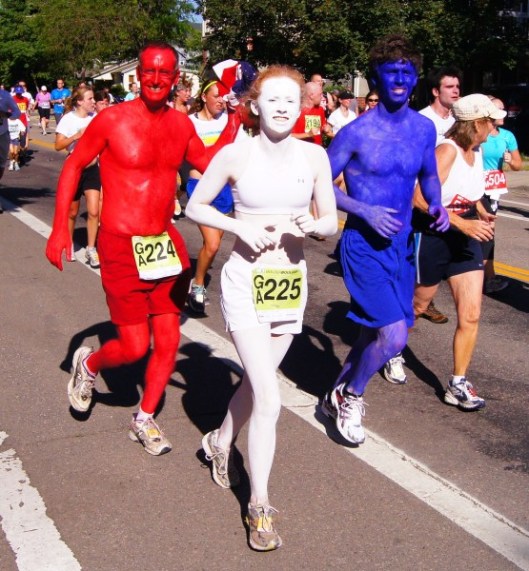 2012 Bolder Boulder Red White and Blue
