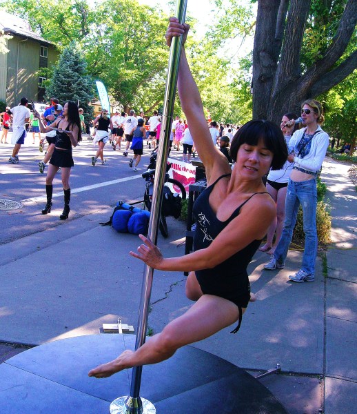 BolderBoulder Pole Dancing